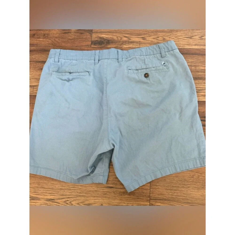 Tailor Vintage Men's Light Blue Luxe Performance Greenwich Chino Shorts 38 EUC